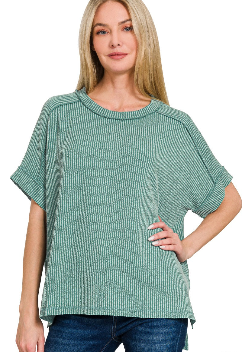 Ribbed Roxy Top
