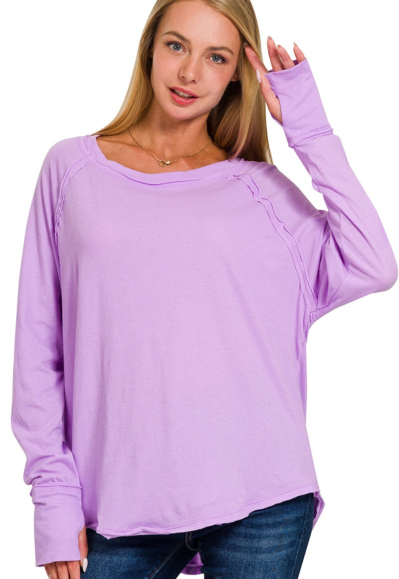 Cotton Long Sleeve Raglan