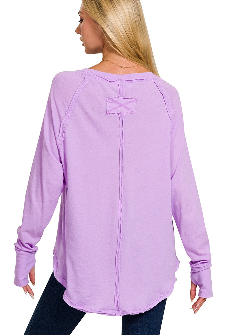 Cotton Long Sleeve Raglan