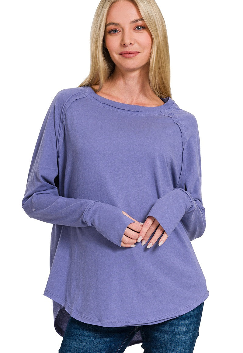 Cotton Long Sleeve Raglan