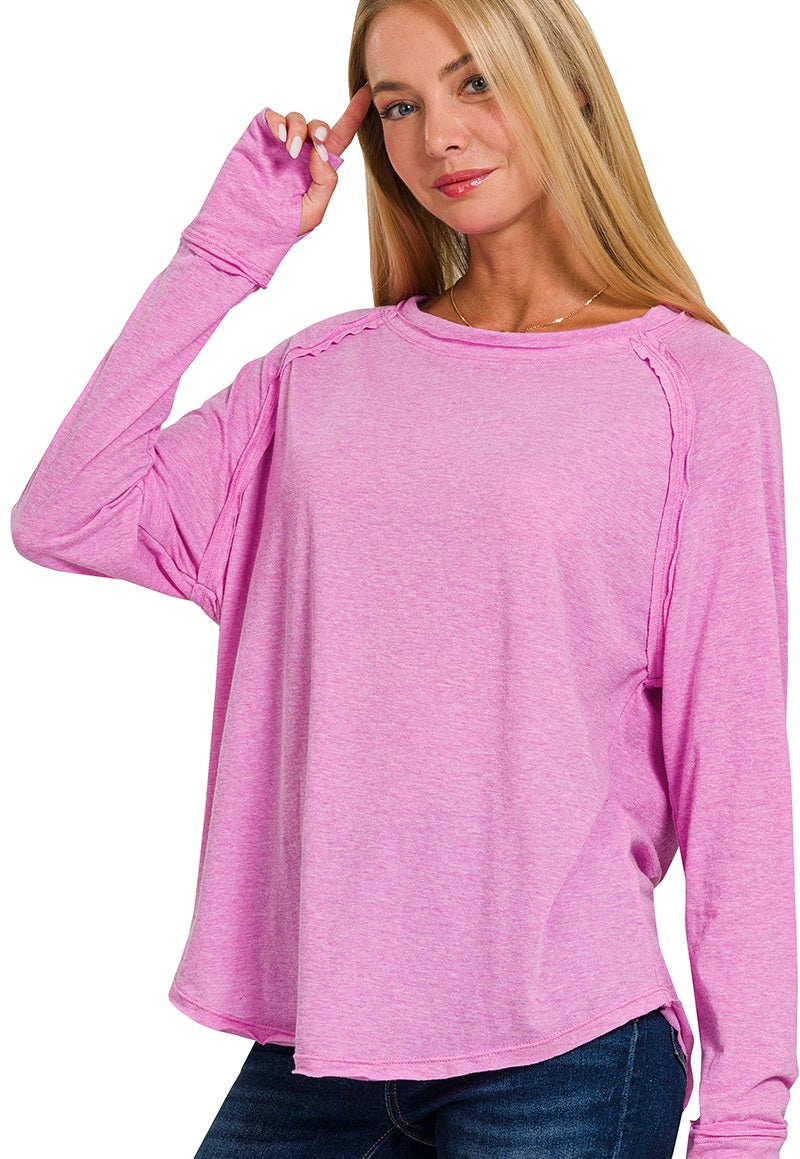 Cotton Long Sleeve Raglan