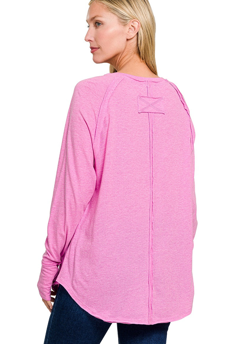 Cotton Long Sleeve Raglan