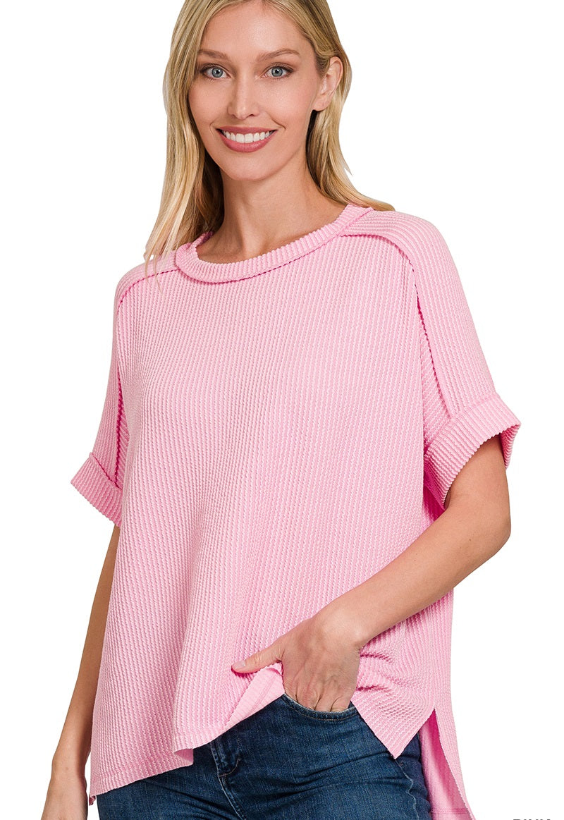 Ribbed Roxy Top