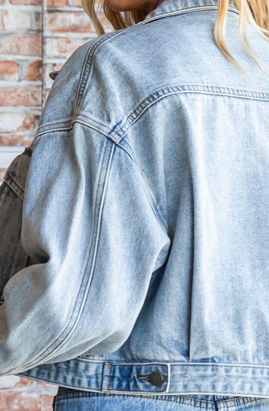 Cargo Pocket Denim Jacket