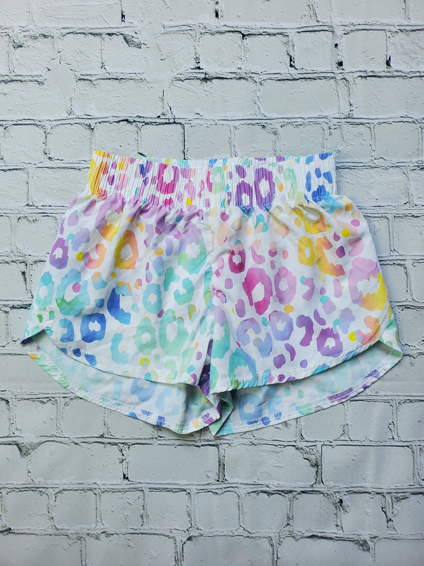 Steph Pastel Leopard Shorts
