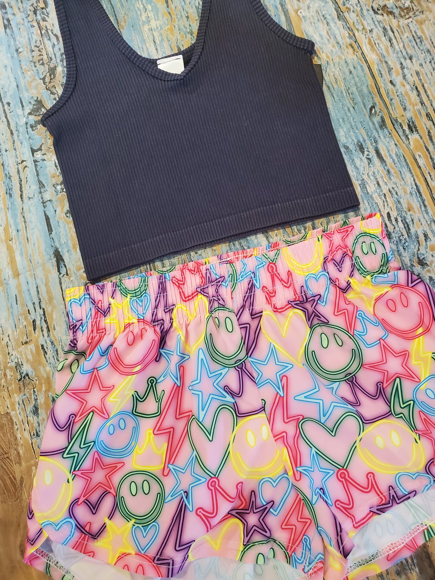 Steph Happy Neon Shorts