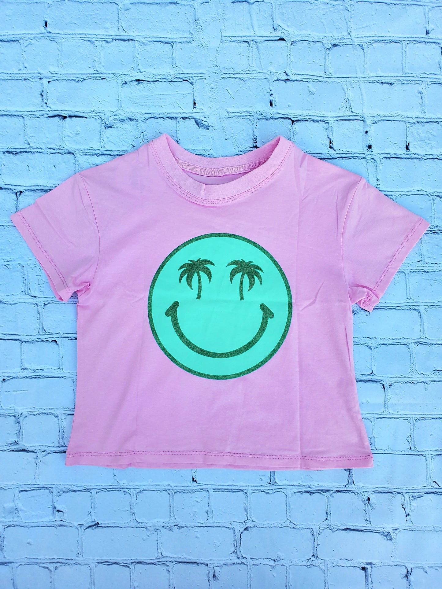 Palm Smiley Box Tee