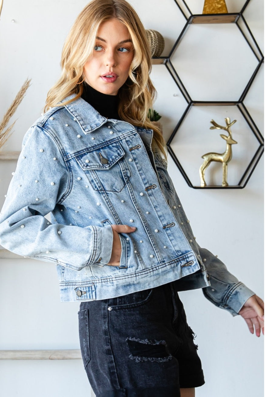 Pearl Denim Jacket
