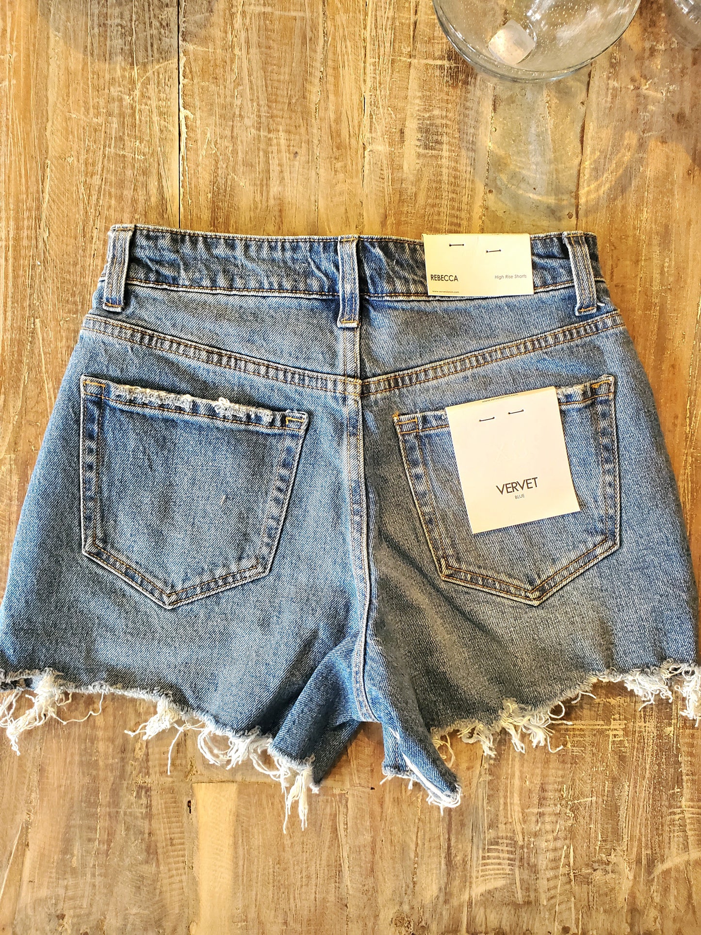 Rebecca High Rise Cutoffs