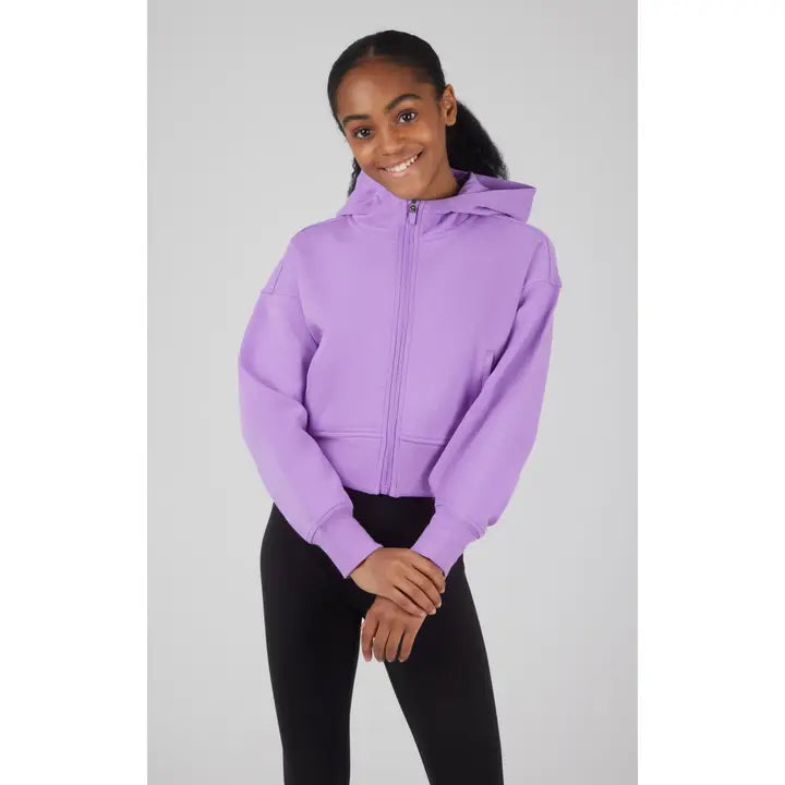 Purple Scuba Full Zip Hoodie