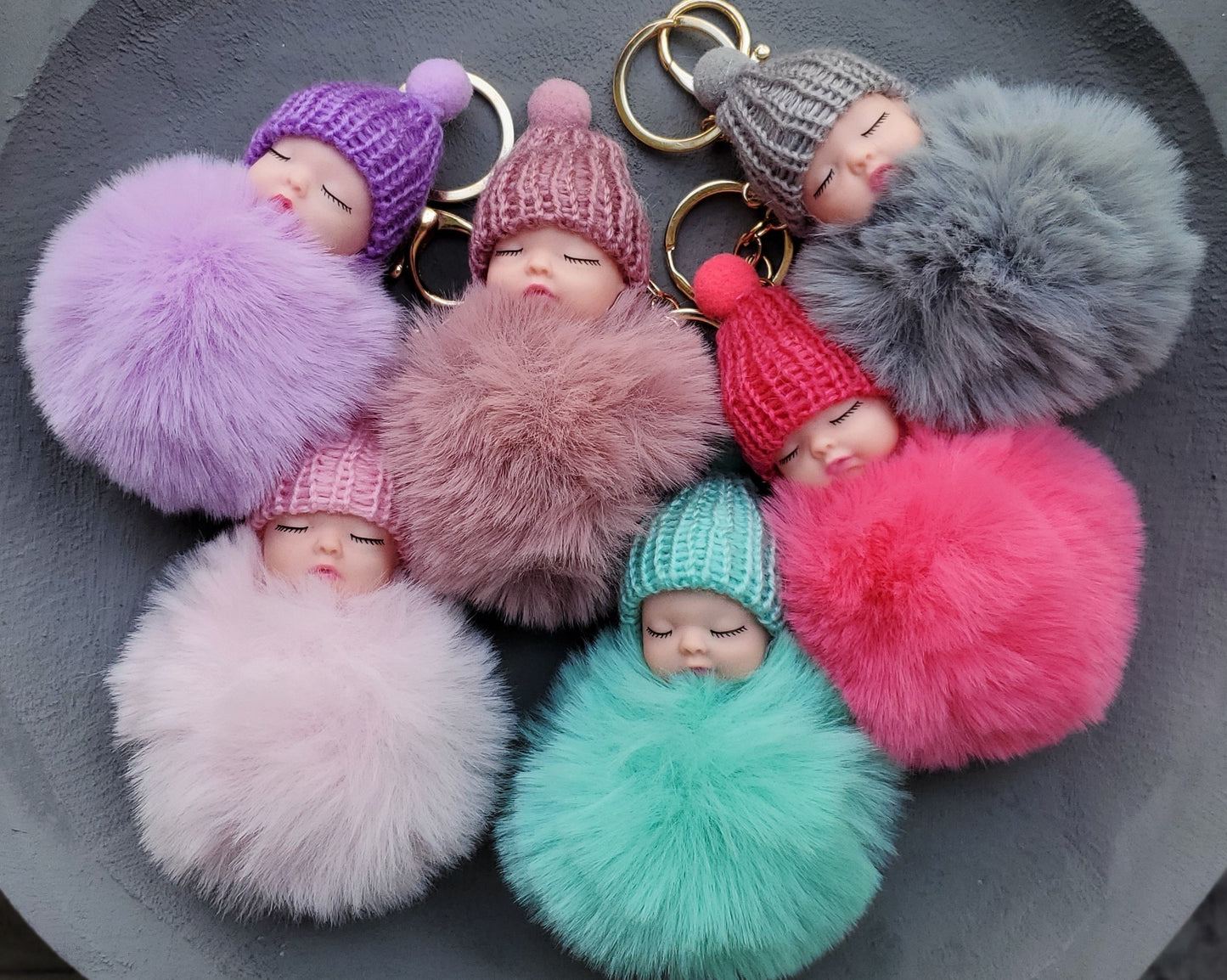 "Puff Baby" Keychain