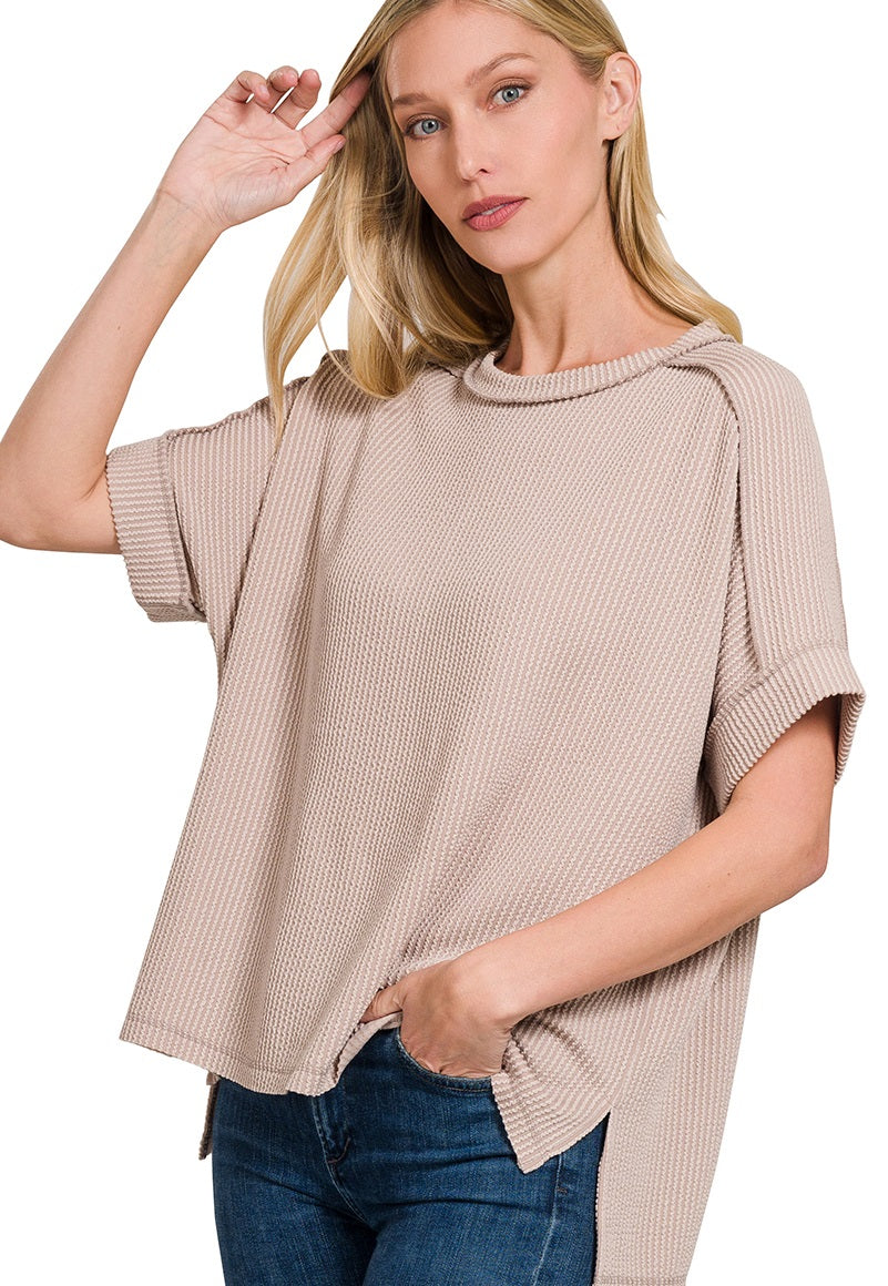 Ribbed Roxy Top