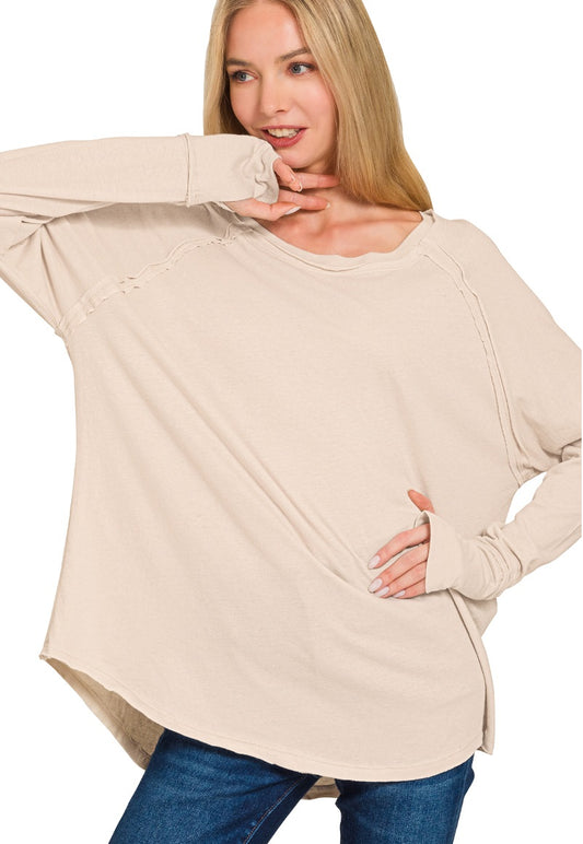 Cotton Long Sleeve Raglan