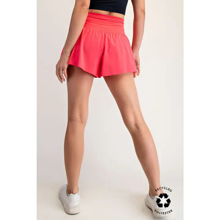 Crossover Flare Shorts