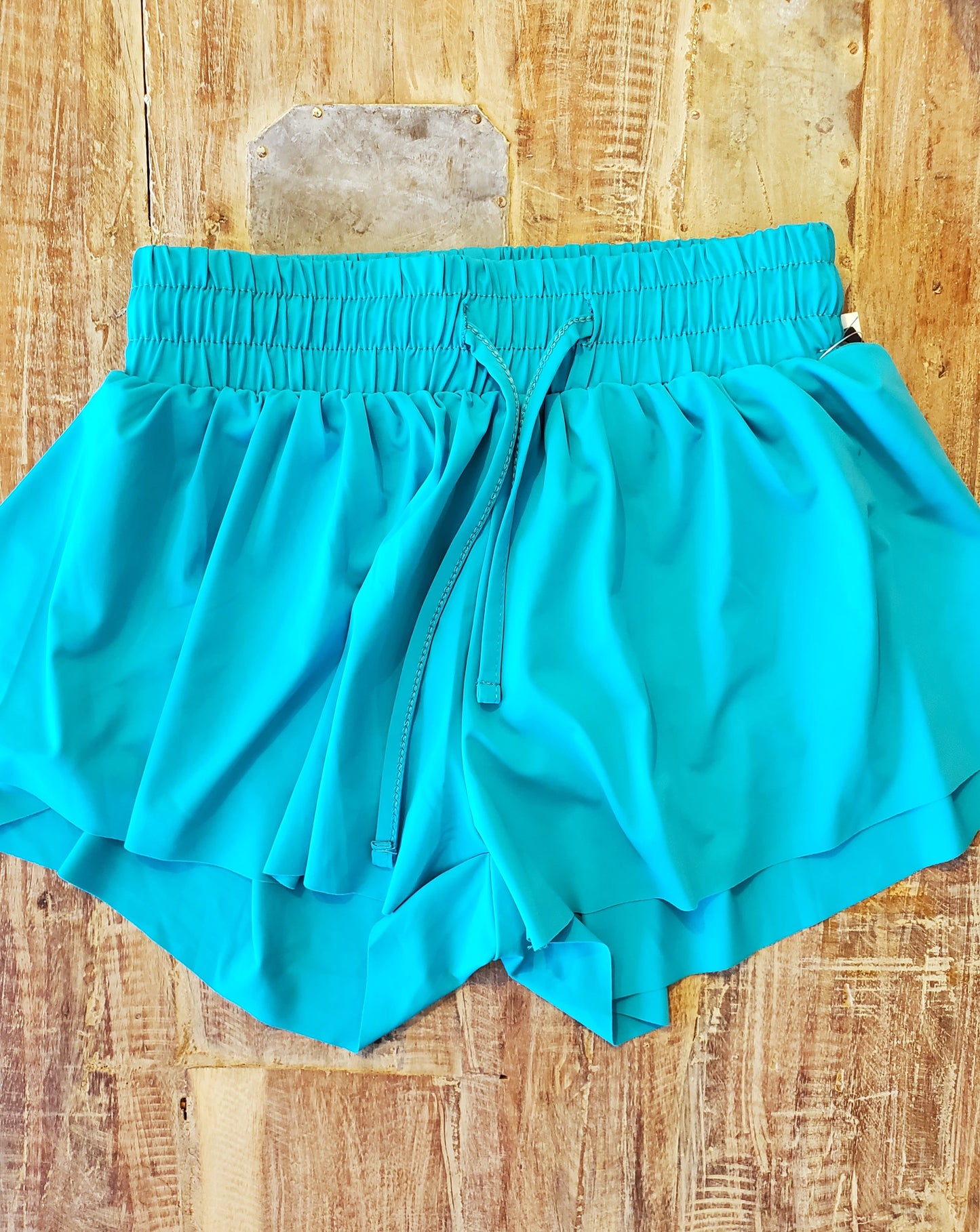 Junior Butterfly Shorts - Turquoise