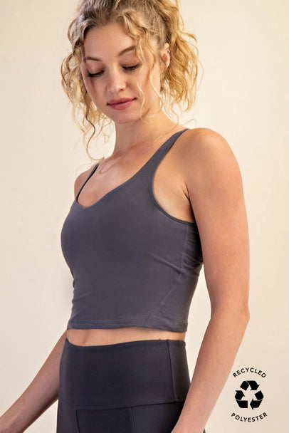 V Neck Yoga Top